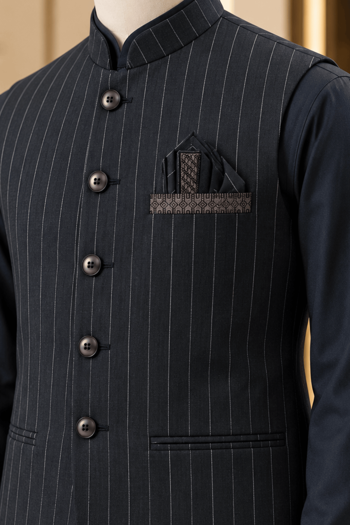 CM-1340 SUIT + WAISTCOAT