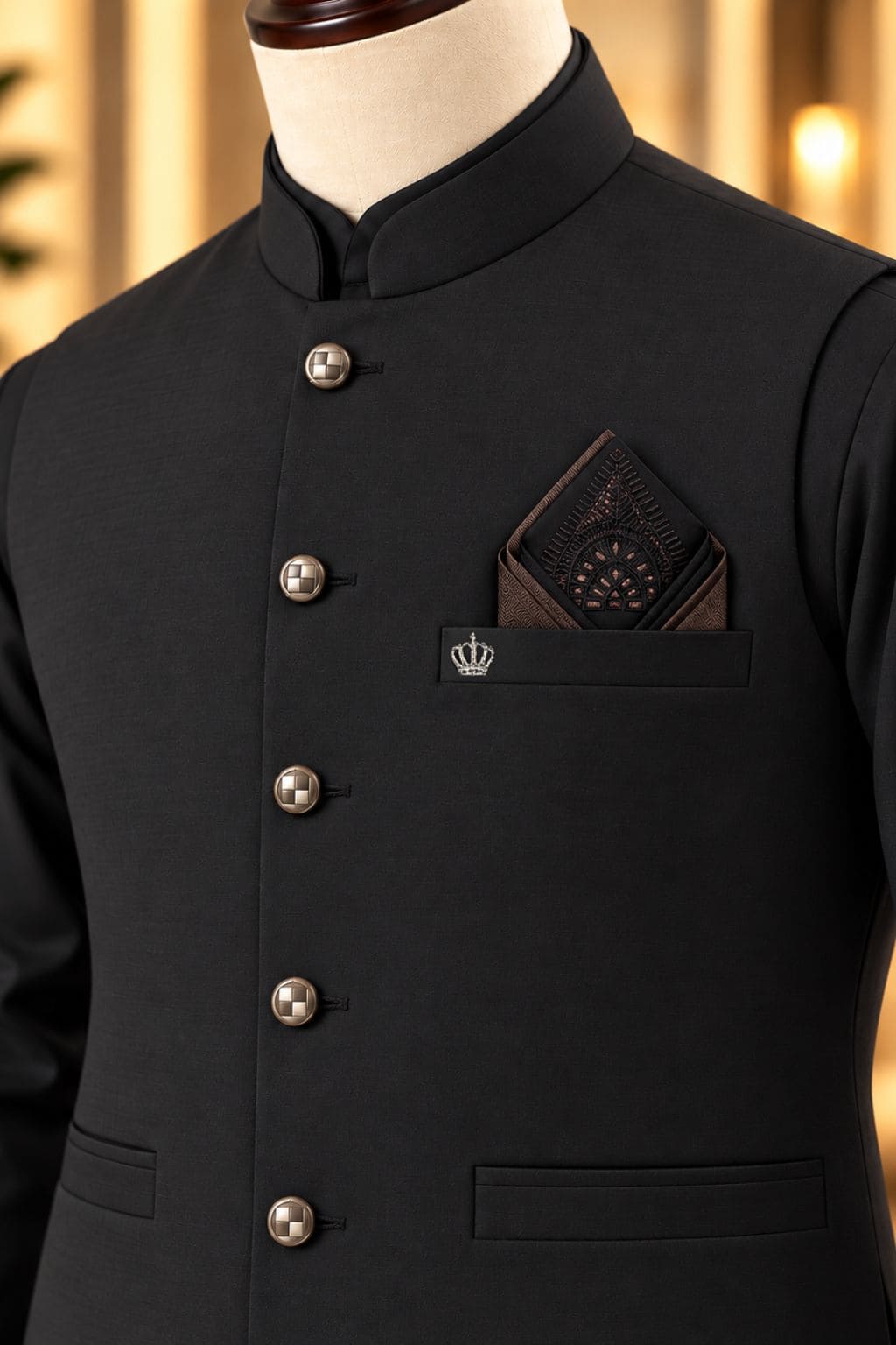 CM-1343 SUIT + WAISTCOAT