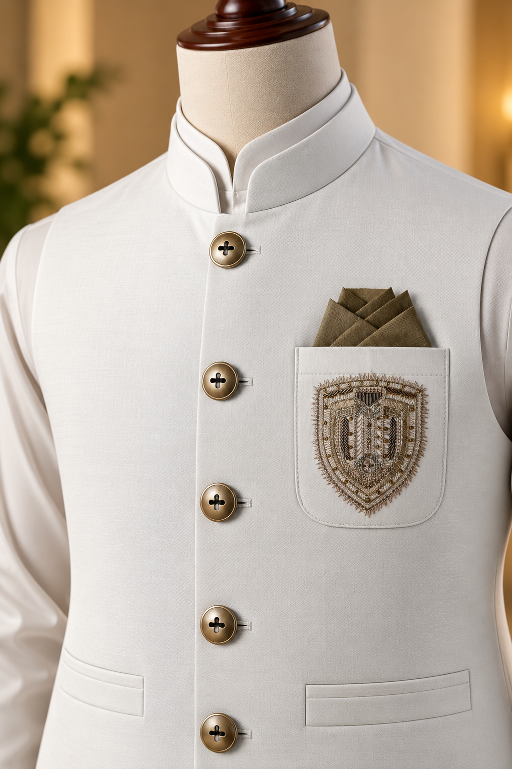 CM-1342 SUIT + WAISTCOAT