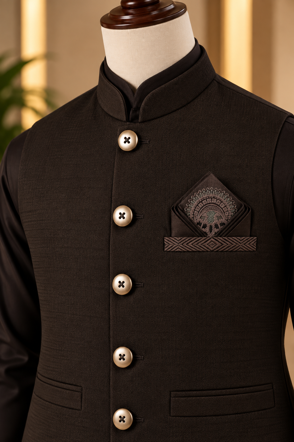 CM-1340 SUIT + WAISTCOAT