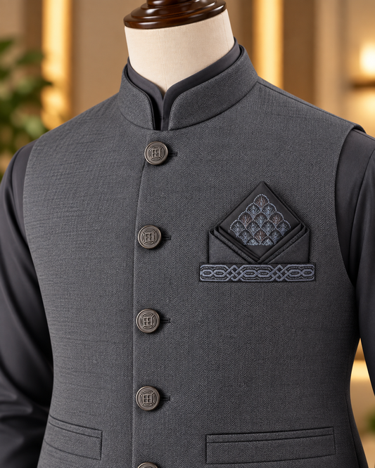 DASTAAN CM-1341 SUIT + WAISTCOAT