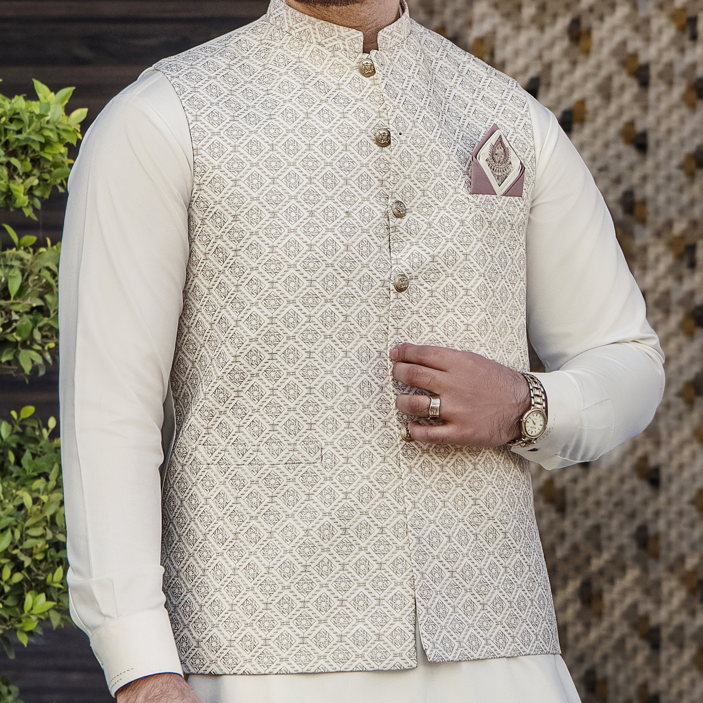 CM-1301 SUIT + WAISTCOAT