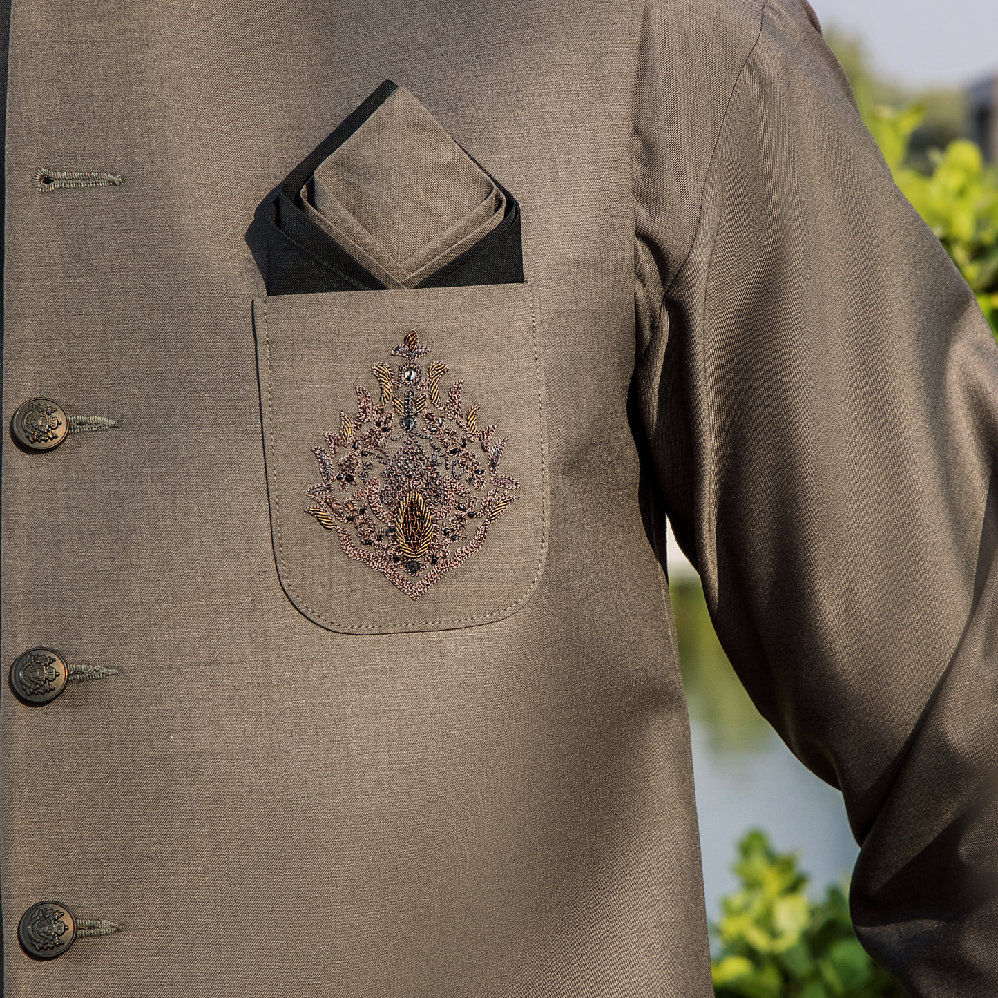 CM-1314 SUIT + WAISTCOAT