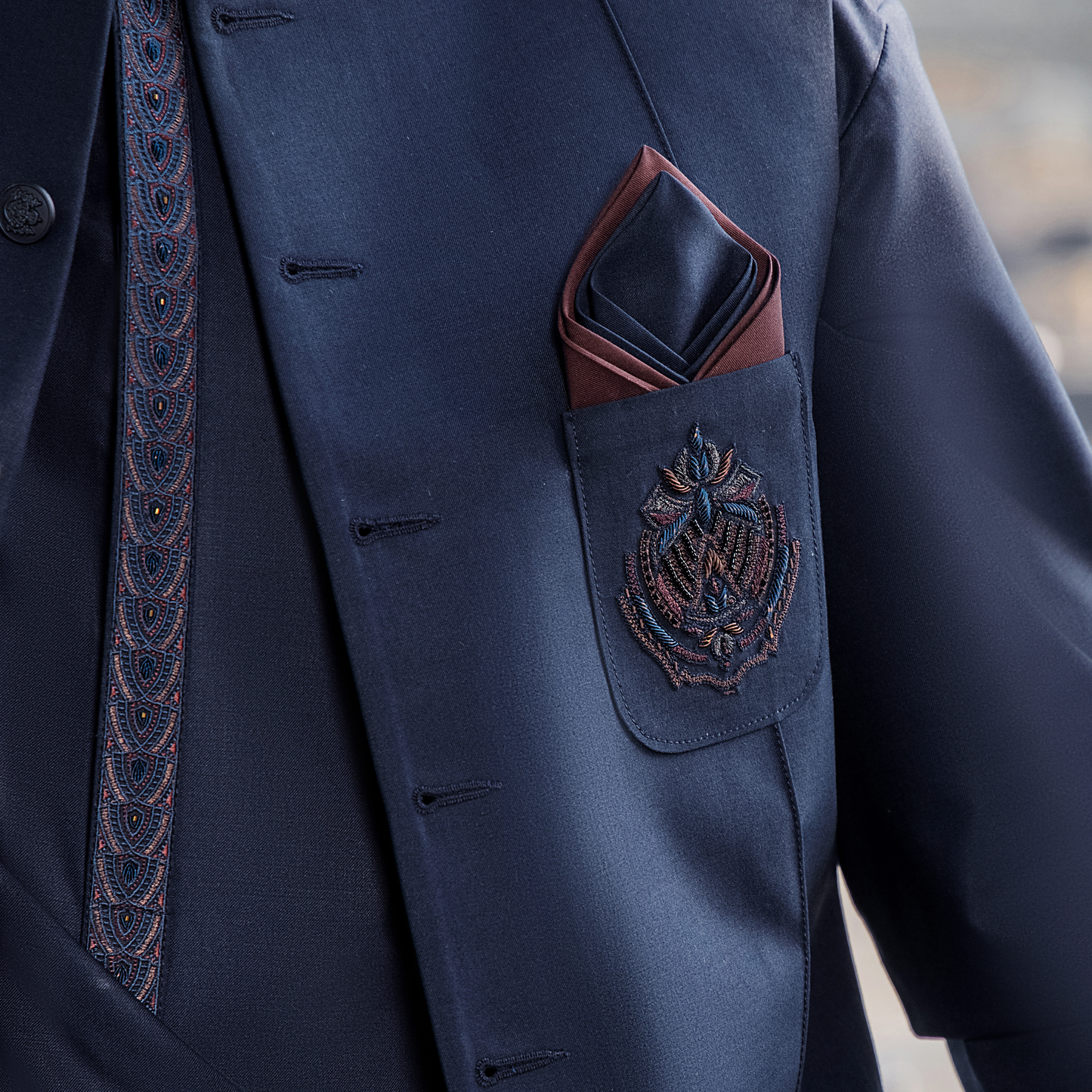 CM-1306 SUIT + WAISTCOAT