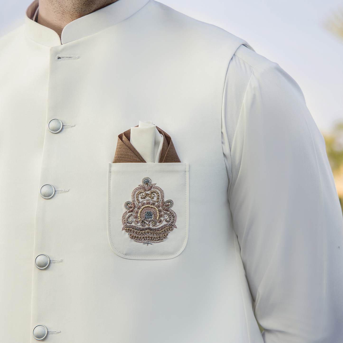 CM-1304 SUIT + WAISTCOAT