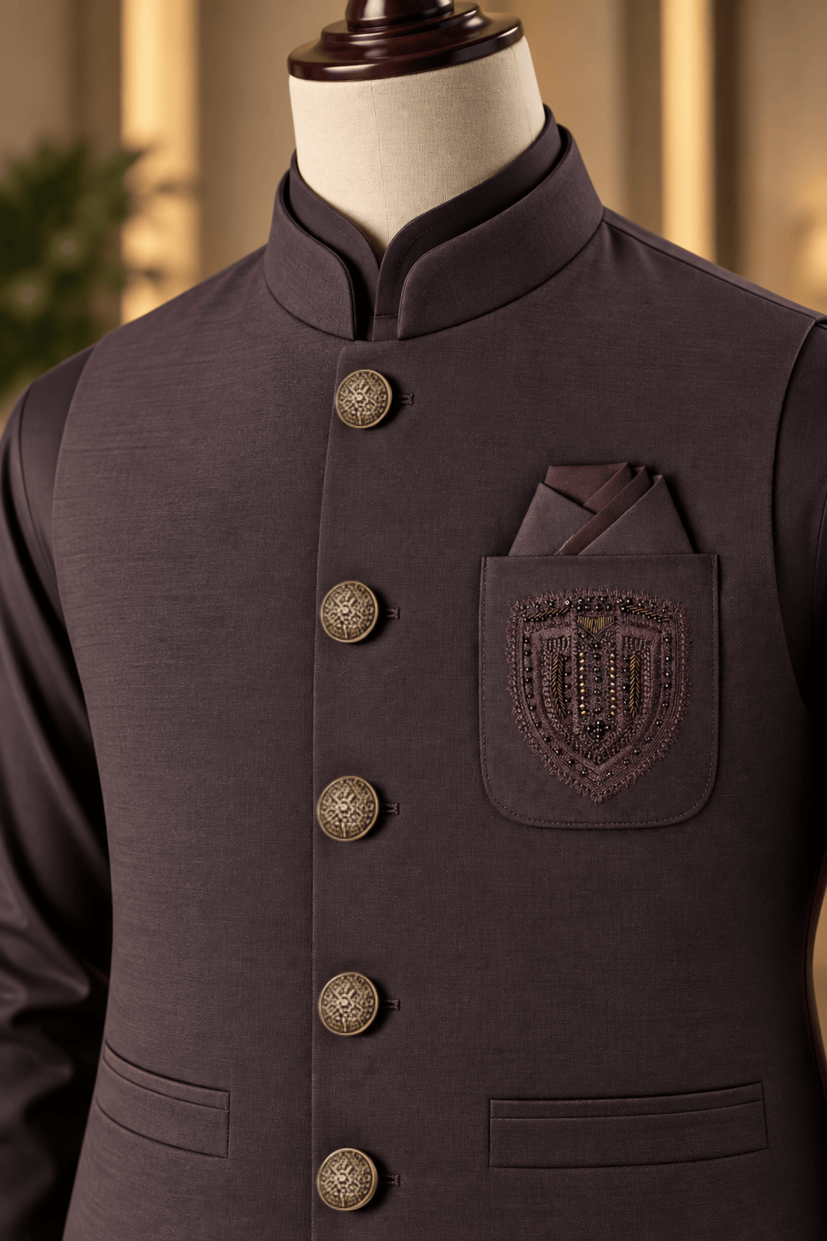 CM-1342  SUIT + WAISTCOAT