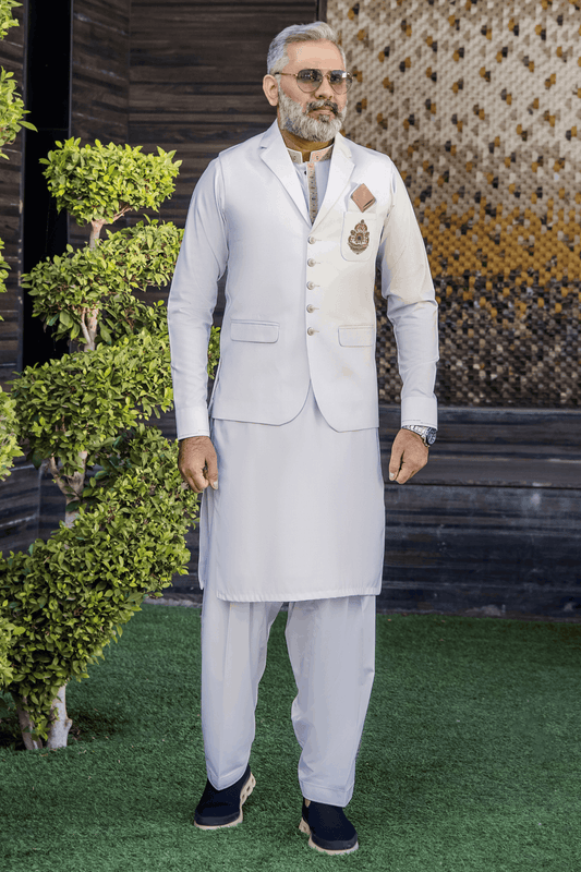 CM-1302  SUIT + WAISTCOAT