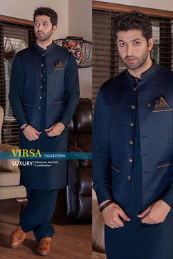 Virsa - Luxury Waistcoat And Suit Combination