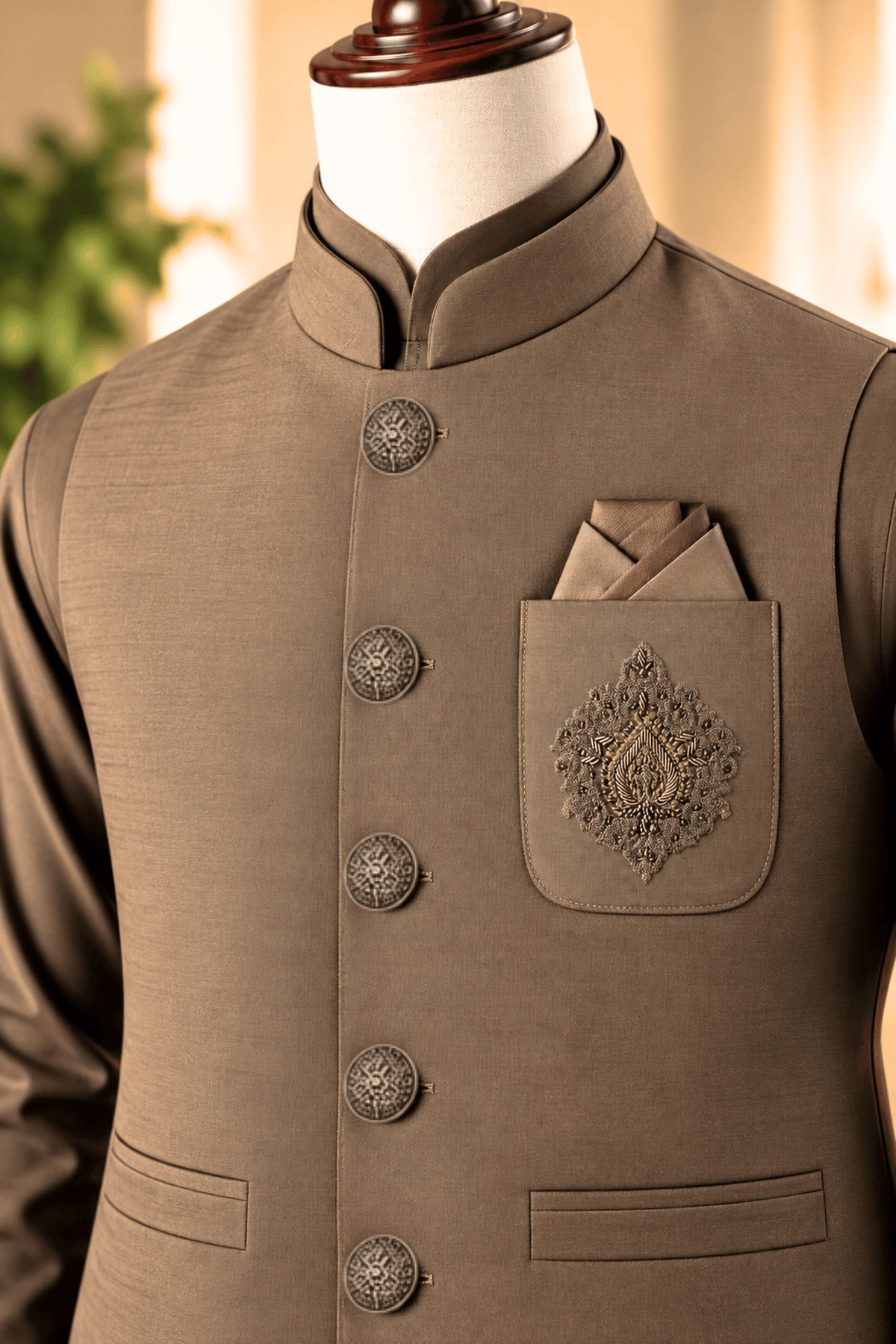 CM-1342  SUIT + WAISTCOAT