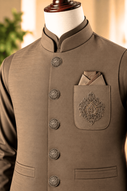 CM-1342  SUIT + WAISTCOAT