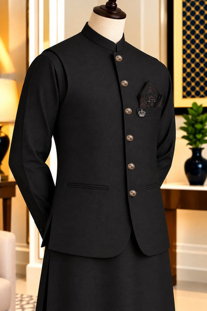 CM-1343  SUIT + WAISTCOAT