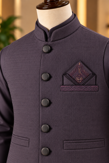 DASTAAN CM-1341  SUIT + WAISTCOAT