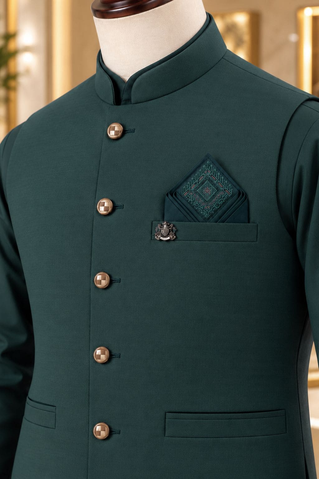 CM-1343  SUIT + WAISTCOAT