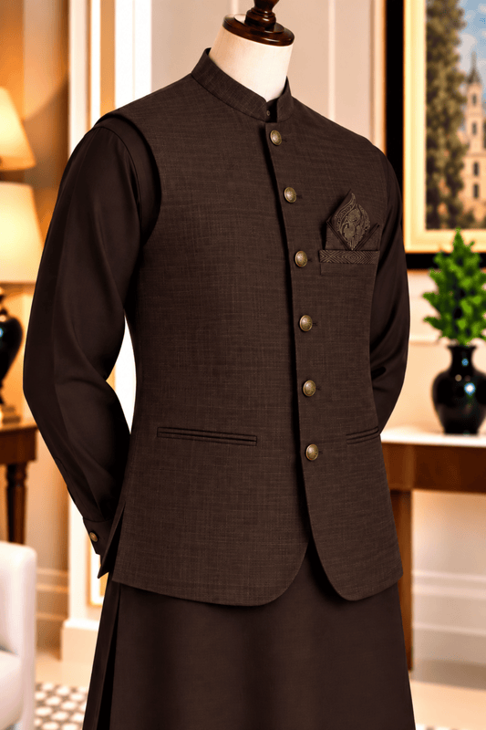 CM-1340  SUIT + WAISTCOAT