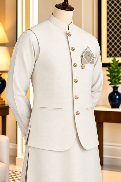 CM-1343  SUIT + WAISTCOAT