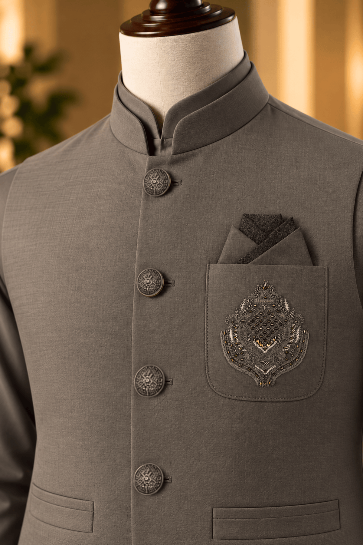 CM-1342  SUIT + WAISTCOAT