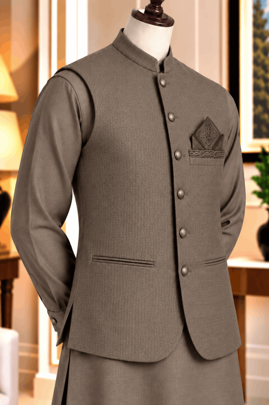 DASTAAN CM-1341  SUIT + WAISTCOAT