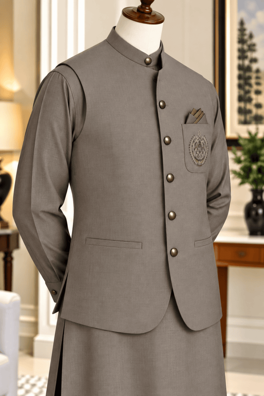 CM-1342  SUIT + WAISTCOAT