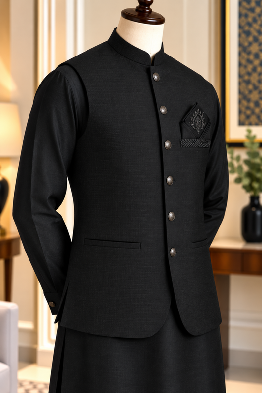 CM-1340  SUIT + WAISTCOAT