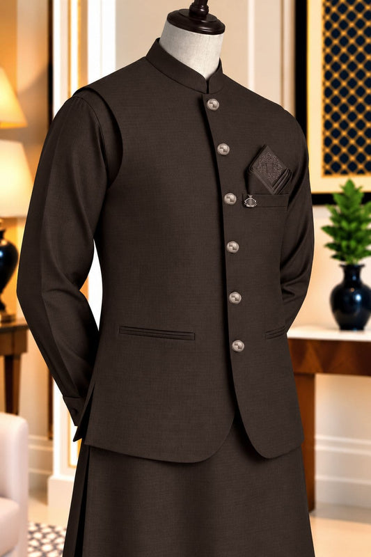 CM-1343  SUIT + WAISTCOAT