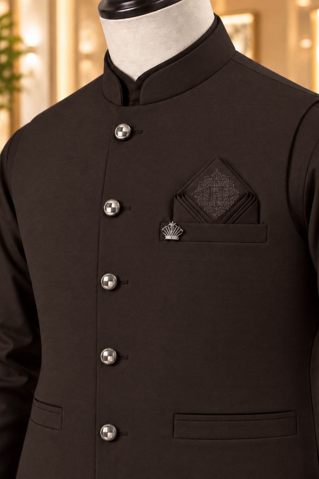 CM-1343  SUIT + WAISTCOAT