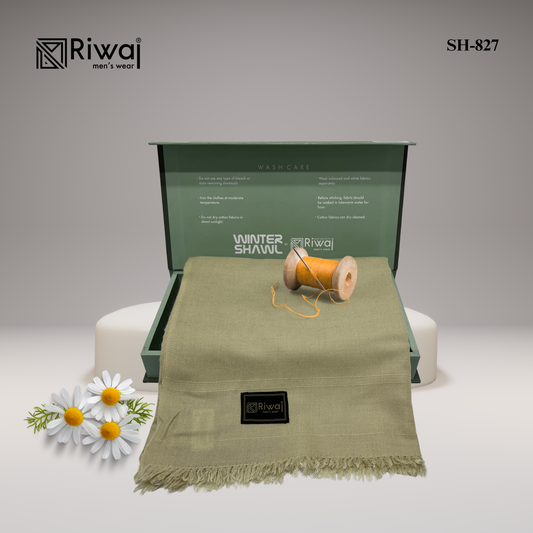 SH-827 CHITRALI WOOL SHAWL