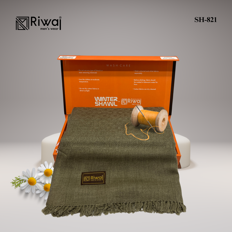 SH-821 DIMOND WOOL SHAWL