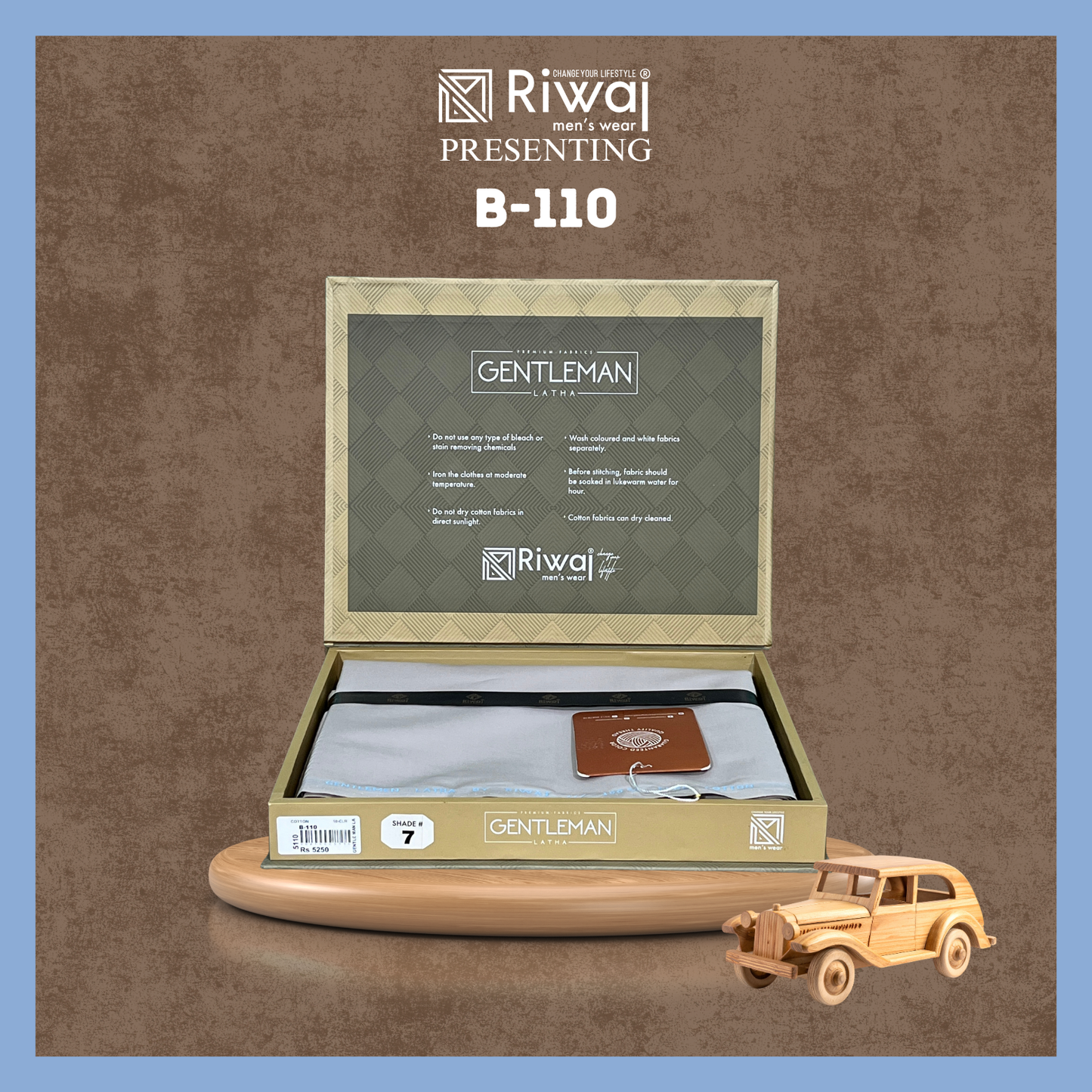 GENTELMAN LATHA| B-110 | UNSTITCH