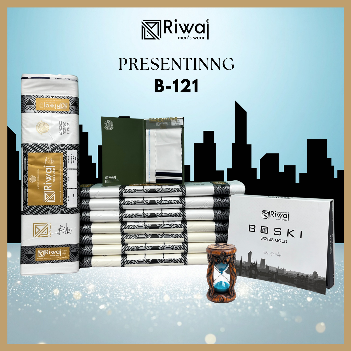 BOSKI SWISS GOLD| B-121 | UNSTITCH