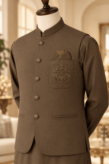 CM-1342  SUIT + WAISTCOAT