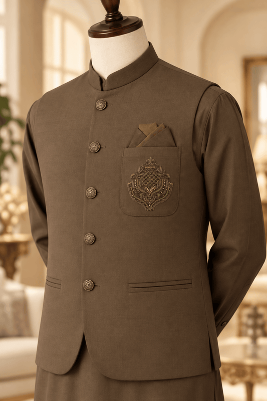 CM-1342  SUIT + WAISTCOAT