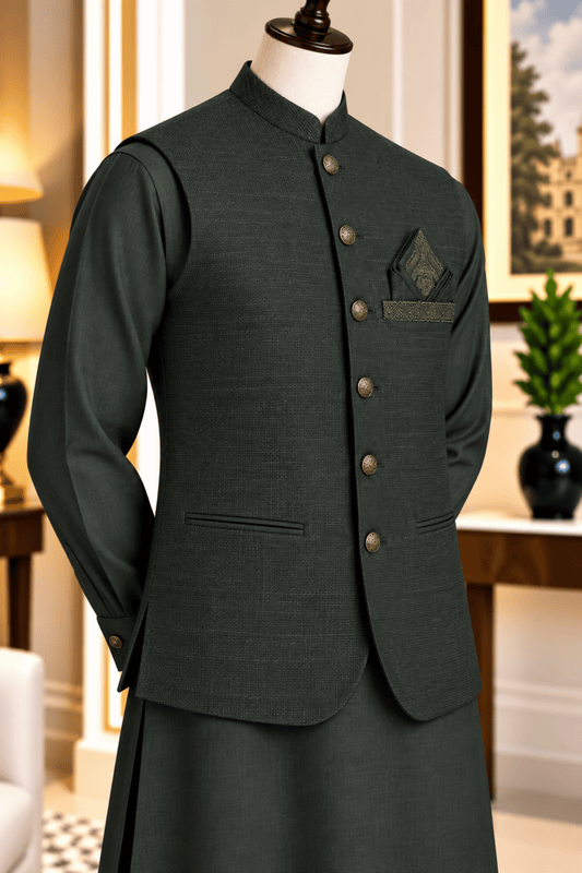 CM-1340  SUIT + WAISTCOAT