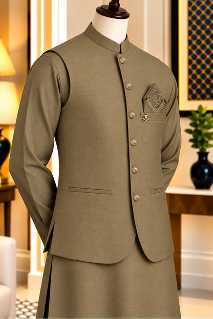 CM-1343  SUIT + WAISTCOAT