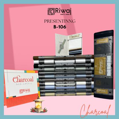 CHARCOAL | B-106 | UNSTITCH