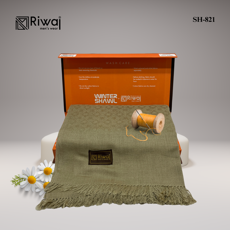 SH-821 DIMOND WOOL SHAWL