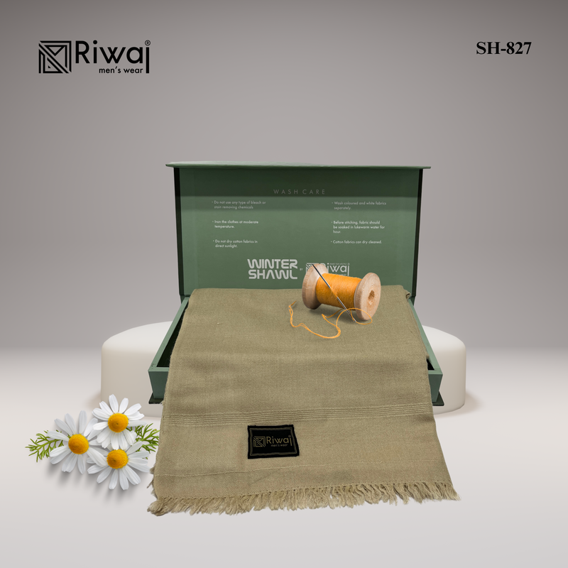 SH-827 CHITRALI WOOL SHAWL
