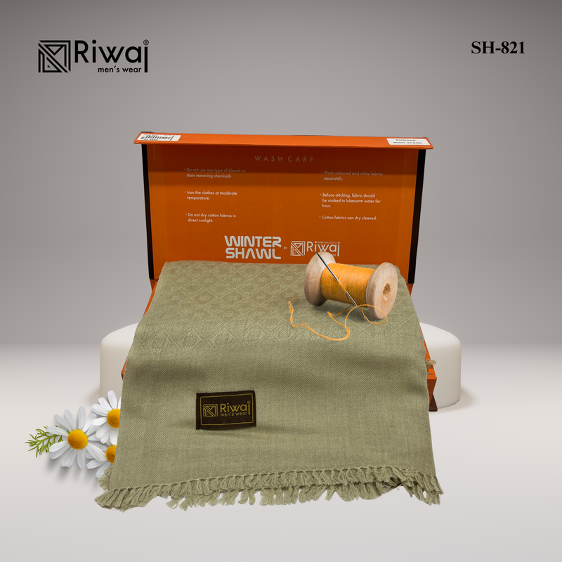 SH-821 DIMOND WOOL SHAWL