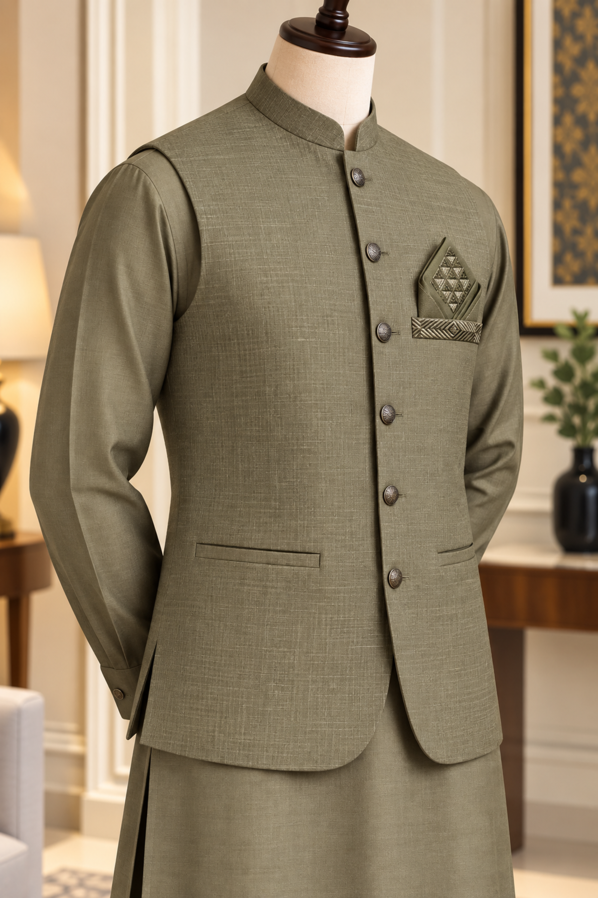 VIRSA PLUS SUIT + WAISTCOAT