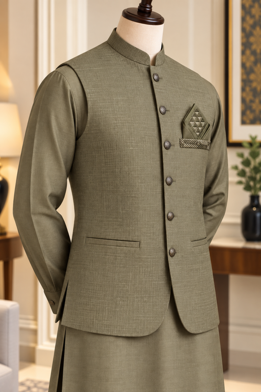 CM-1340  SUIT + WAISTCOAT
