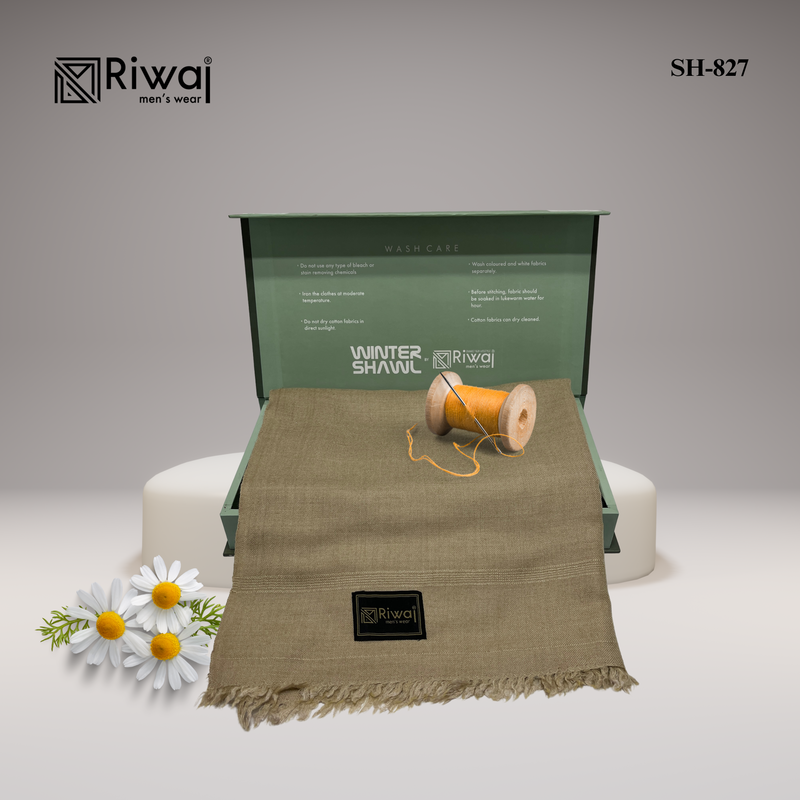 SH-827 CHITRALI WOOL SHAWL