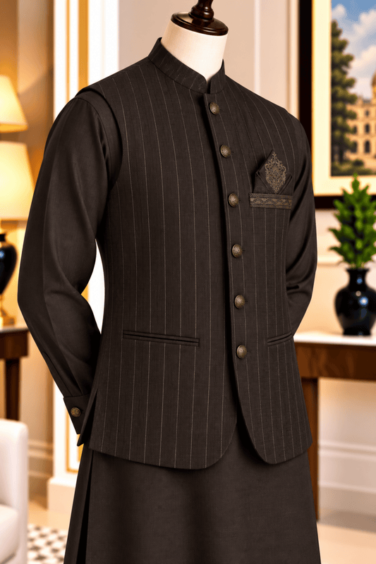 CM-1340  SUIT + WAISTCOAT