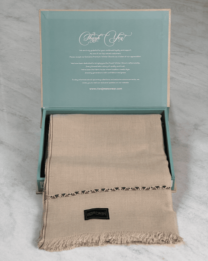 SH-835 DOVE WOOL SHAWL