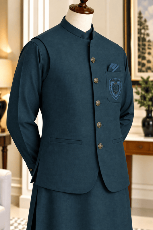CM-1342  SUIT + WAISTCOAT