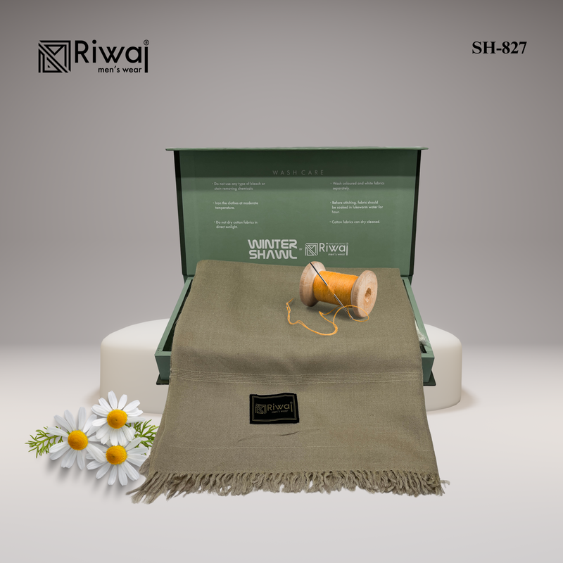 SH-827 CHITRALI WOOL SHAWL