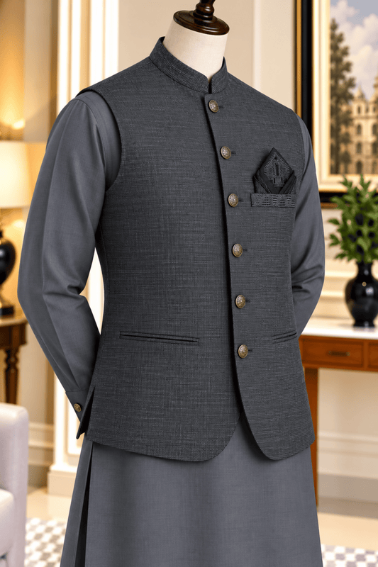 CM-1340  SUIT + WAISTCOAT