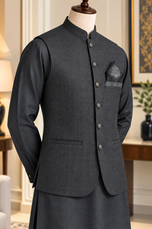 CM-1340  SUIT + WAISTCOAT