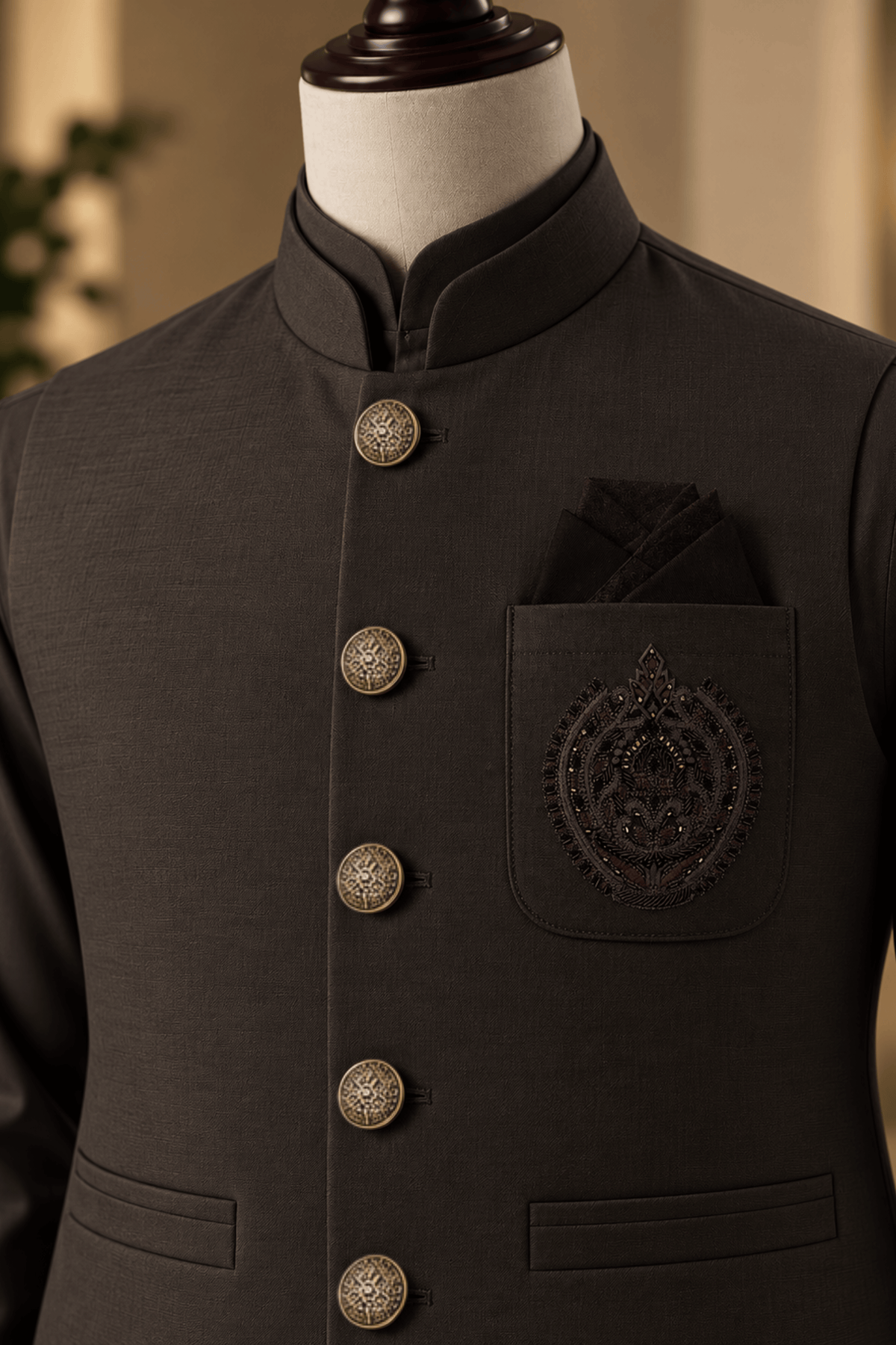 CM-1342  SUIT + WAISTCOAT