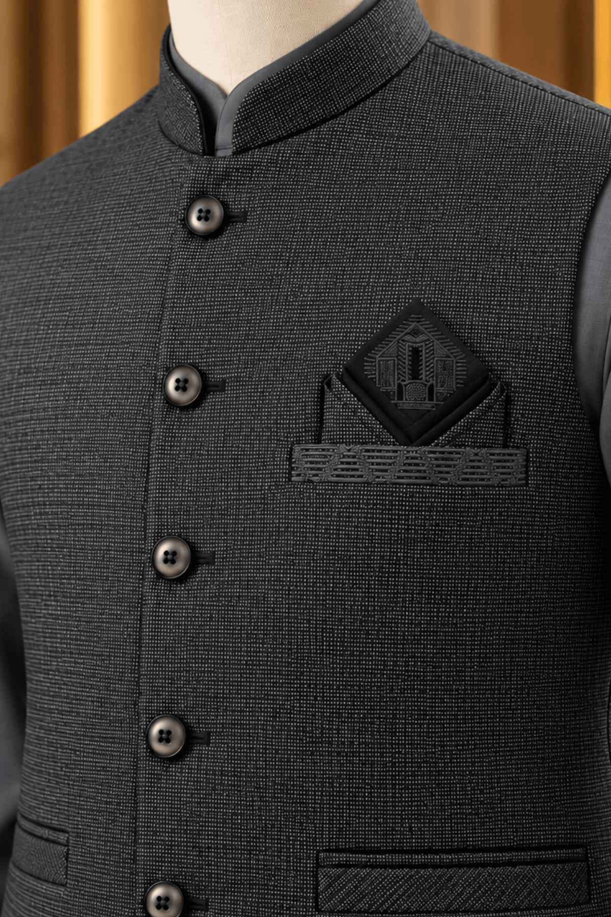 CM-1340  SUIT + WAISTCOAT