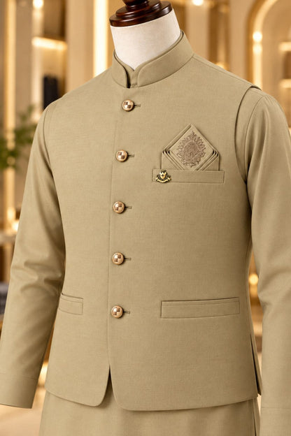 CM-1343  SUIT + WAISTCOAT
