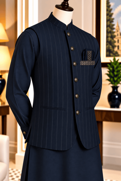 CM-1340  SUIT + WAISTCOAT